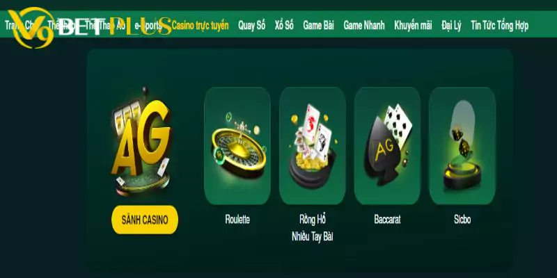 Các sản phẩm game hay nhất Asia Gaming cung cấp tại V9bet